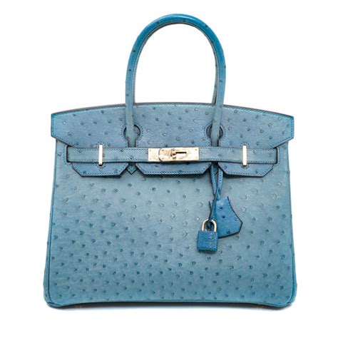 hermes birkin 30 ostrich in cobalt blue|ostrich birkin bags 30cm.